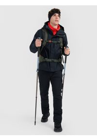 4f - 4F Kurtka trekkingowa membrana 10000 męska - czarna XL. Kolor: czarny. Materiał: poliester. Technologia: Primaloft. Sport: turystyka piesza, wspinaczka