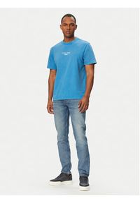 Calvin Klein Jeans T-Shirt LV04RB824G Niebieski Regular Fit. Kolor: niebieski. Materiał: bawełna #2