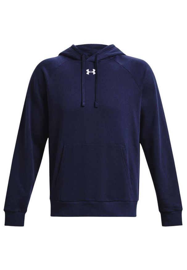 Bluza męska Under Armour Rival Fleece Hoodie. Typ kołnierza: kaptur. Kolor: niebieski. Sport: fitness
