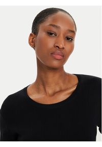 United Colors of Benetton - United Colors Of Benetton Sweter 1091D1M08 Granatowy Regular Fit. Kolor: czarny. Materiał: bawełna #6