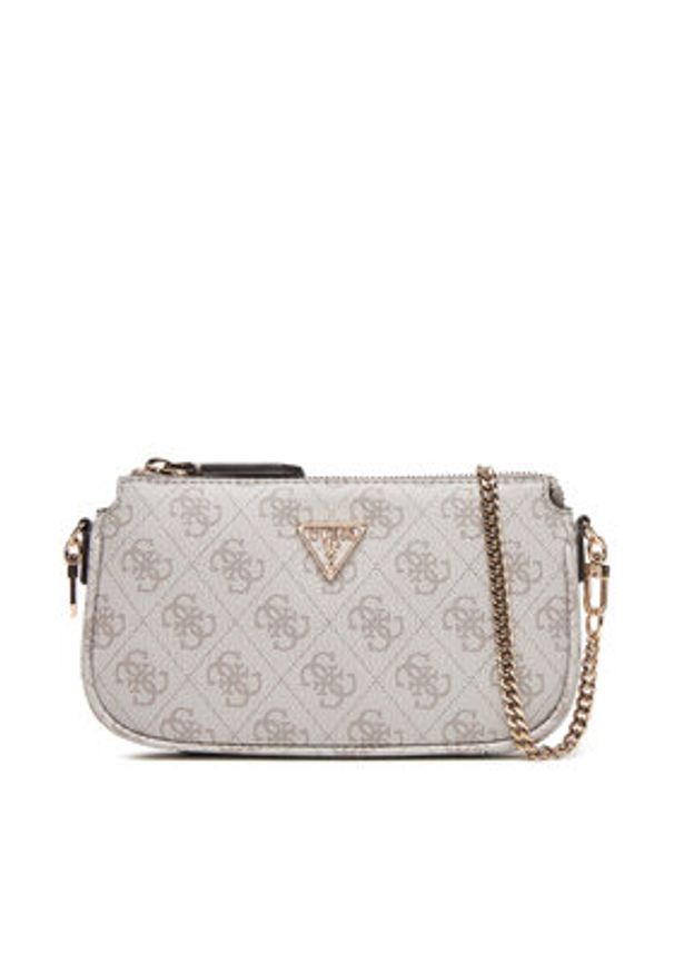 Guess Torebka Noelle II Mini HWBG96 72710 Beżowy. Kolor: beżowy. Materiał: skórzane