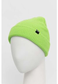 HUF czapka kolor zielony. Kolor: zielony. Materiał: materiał, dzianina #3
