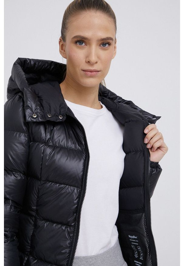 Refrigiwear - RefrigiWear - Kurtka puchowa. Okazja: na co dzień. Typ kołnierza: kaptur. Kolor: czarny. Materiał: puch. Styl: casual