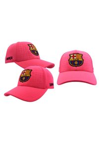 Czapka z daszkiem FC Barcelona - oficjalna licencjonowana. Kolor: różowy