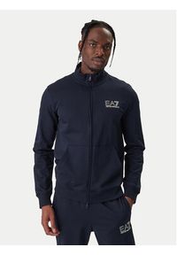 EA7 Emporio Armani Dres 7M001318 AF13512 UB102 Granatowy Regular Fit. Kolor: niebieski. Materiał: bawełna #4