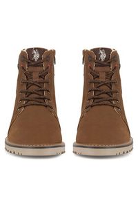 U.S. Polo Assn. Trapery POLY001M/DLT1 Brązowy. Kolor: brązowy. Materiał: nubuk, skóra #4
