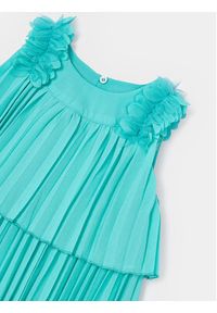 Mayoral Sukienka elegancka 3920 Niebieski Regular Fit. Kolor: niebieski. Materiał: syntetyk. Styl: elegancki #4