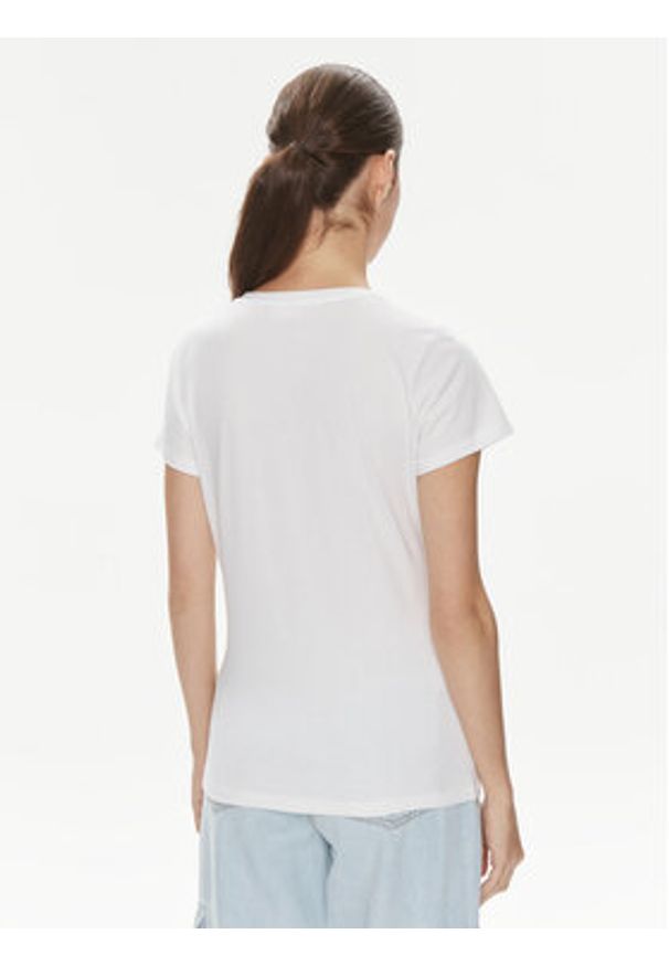 Liu Jo T-Shirt MA4340 JS923 Biały Regular Fit. Kolor: biały. Materiał: bawełna