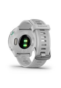 GARMIN - Zegarek sportowy Garmin Forerunner 55 biały. Rodzaj zegarka: smartwatch. Kolor: biały. Materiał: materiał. Styl: sportowy #4