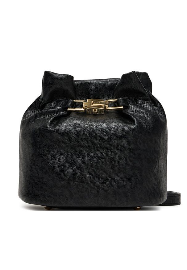 VALENTINO - Valentino Torebka Fedora Re VBS9A733 Czarny. Kolor: czarny. Materiał: skórzane