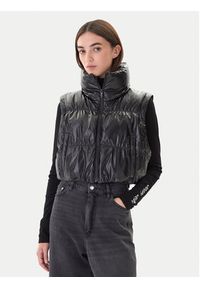Adidas - adidas Kurtka zimowa Essentials Glossy 2-In-1 JX2988 Czarny Loose Fit. Kolor: czarny. Materiał: syntetyk. Sezon: zima #5