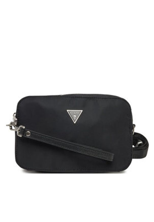 Guess Saszetka PMMINY P5245 Czarny. Kolor: czarny. Materiał: materiał