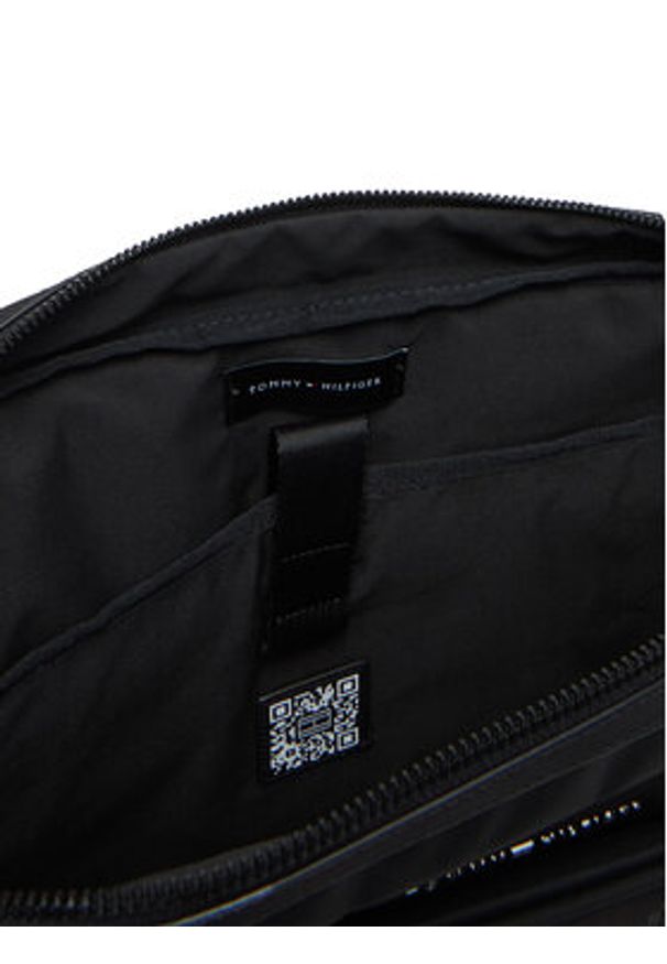 TOMMY HILFIGER - Tommy Hilfiger Torba na laptopa Th Repreve Computer Bag AM0AM13186 Czarny. Kolor: czarny. Materiał: materiał