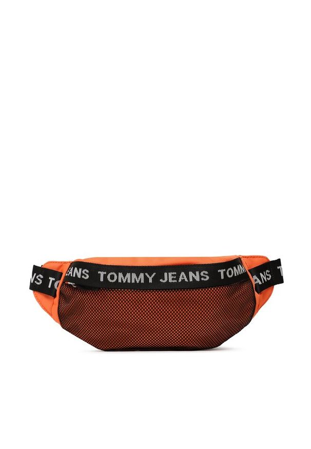 Saszetka nerka Tommy Jeans. Kolor: pomarańczowy