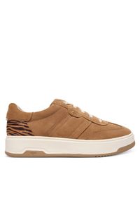 Sneakersy Tamaris. Kolor: brązowy