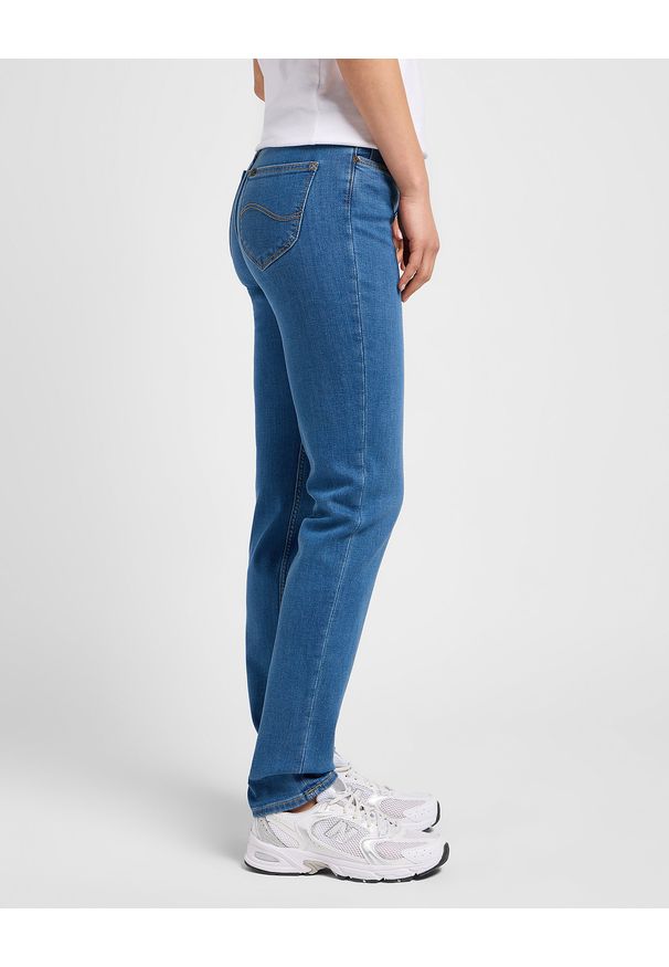 Lee - DAMSKIE SPODNIE LEE MARION STRAIGHT MID ADA 112143779