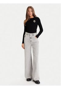 Morgan Sweter 252-MRAYU Czarny Slim Fit. Kolor: czarny. Materiał: syntetyk #4