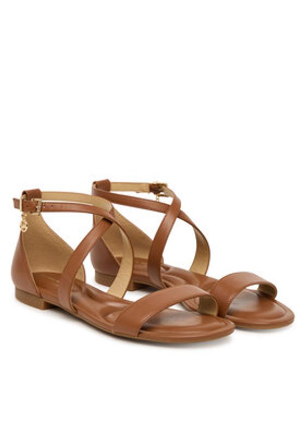 MICHAEL Michael Kors Sandały Alexa Flex 40S6AXFS1L Brązowy. Kolor: brązowy. Materiał: skóra