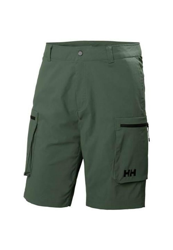 Spodnie sportowe męskie Helly Hansen 53977476. Kolor: zielony. Materiał: materiał, syntetyk. Długość: krótkie