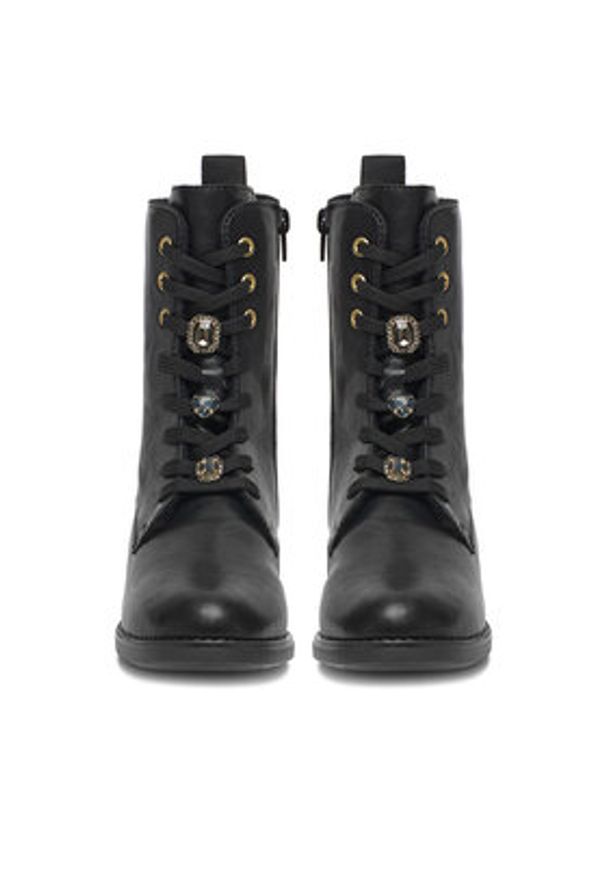 Rieker Trzewiki CEO-75432-00 Czarny. Kolor: czarny. Materiał: materiał, syntetyk