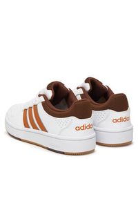 Adidas - adidas Sneakersy Hoops Classic J KI1071 Biały. Kolor: biały. Materiał: skóra #4