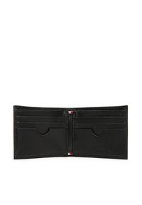 TOMMY HILFIGER - Tommy Hilfiger Duży Portfel Męski Th Flag Mini Cc Wallet AM0AM13518 Czarny. Kolor: czarny. Materiał: skóra