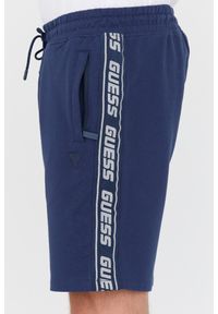 Guess - GUESS Granatowe męskie shorty Arlo, Rozmiar XXL. Kolor: niebieski #7
