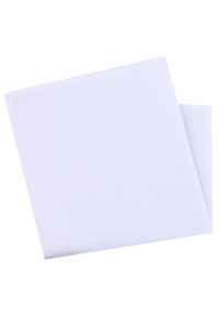 Biała Elegancka Poszetka Męska - His Story. Kolor: biały. Materiał: mikrofibra #1
