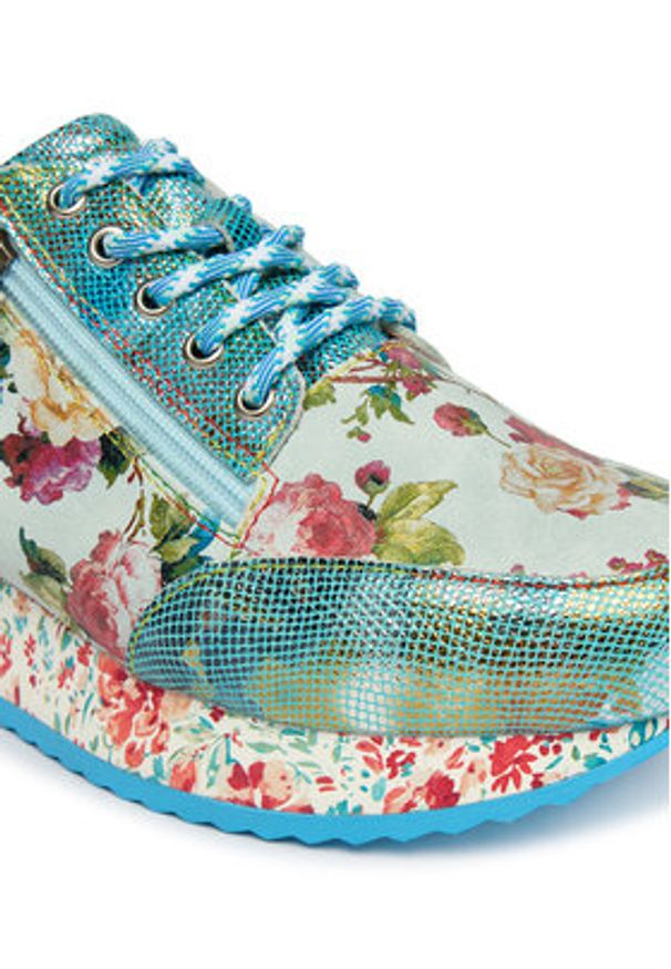Laura Vita Sneakersy Delphine 06 Kolorowy. Materiał: skóra. Wzór: kolorowy