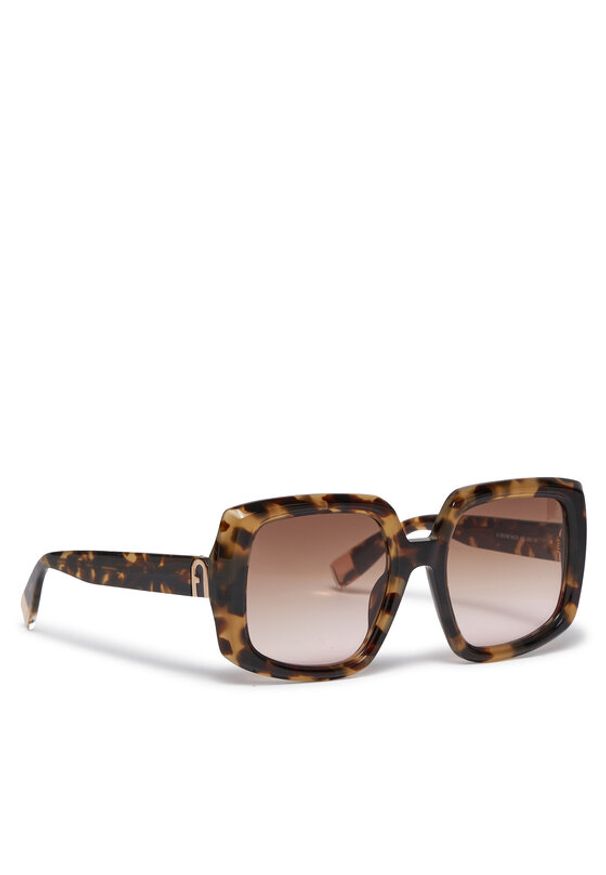Furla Okulary przeciwsłoneczne Sunglasses Sfu709 WD00088-A.0116-AN000-4401 Brązowy. Kolor: brązowy