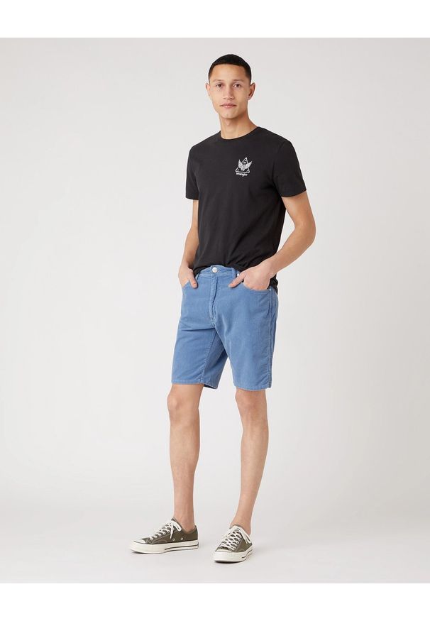 Wrangler - SPODENKI MĘSKIE WRANGLER CORDUROY SHORTS COPEN BLUE W14TZNX31 112126659