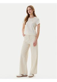 Mustang Jeansy Luise 1016209 Écru Wide Fit #3