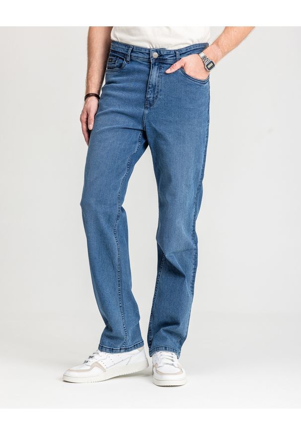 MARCUS - Męskie Spodnie Jeansowe Marcus Jason 2177 Jeans Dry Blue Wash 14-200320