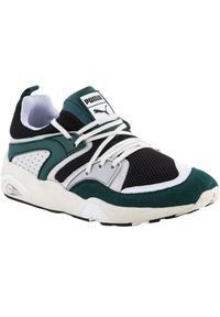 Puma - Męskie Buty Treningowe Blaze Of Glory. Kolor: czarny, zielony, wielokolorowy. Sport: turystyka piesza