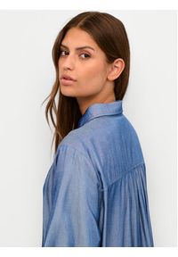 Kaffe Sukienka koszulowa Leonora 10508304 Niebieski Loose Fit. Kolor: niebieski. Materiał: syntetyk, wiskoza. Typ sukienki: koszulowe #5