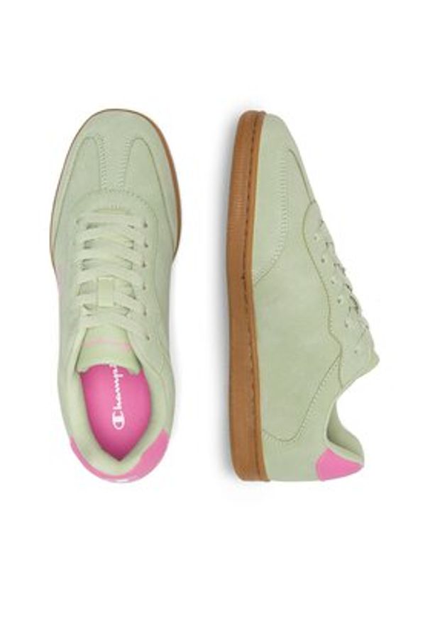 Champion Sneakersy Prestige S11736-GS019 Zielony. Kolor: zielony. Materiał: skóra