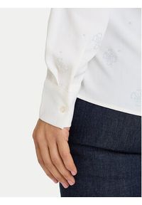 Guess Koszula W5BH80 W2982 Biały Regular Fit. Kolor: biały. Materiał: syntetyk #5