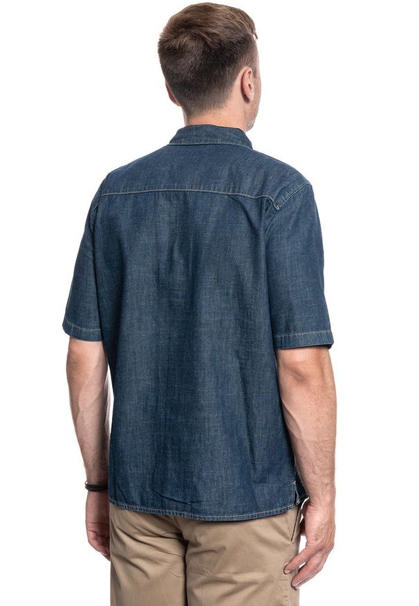 Mustang - MĘSKA KOSZULA JEANSOWA MUSTANG CHOPPER SHIRT 1009597 5000 880. Materiał: jeans