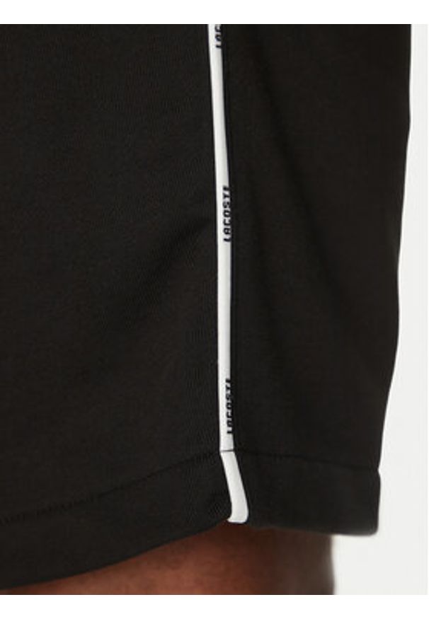Lacoste Szorty sportowe GH9896 Czarny Regular Fit. Kolor: czarny. Materiał: bawełna. Styl: sportowy