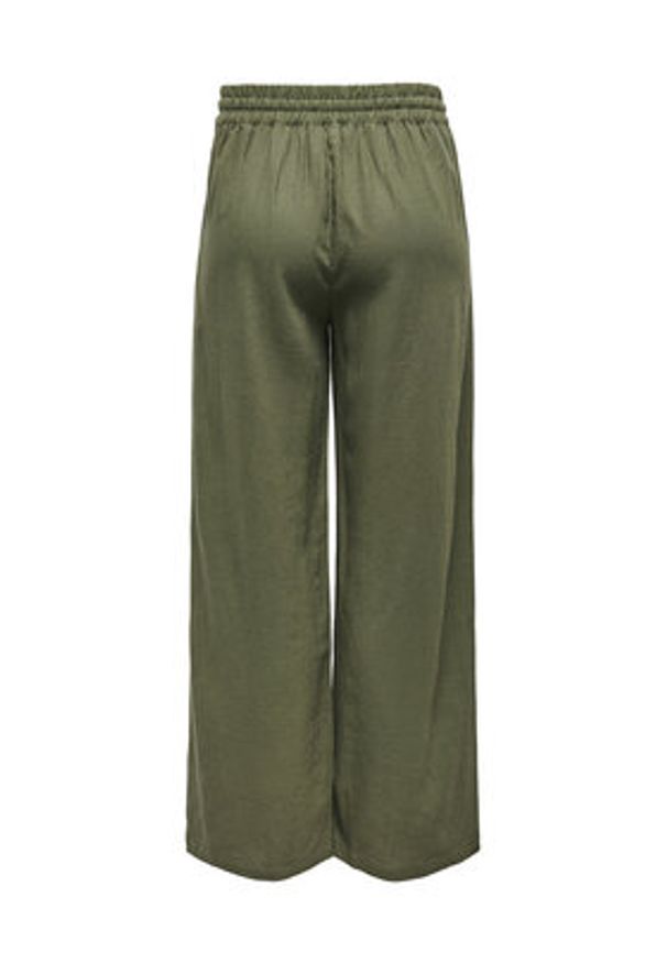 JDY Spodnie materiałowe Say 15318361 Zielony Loose Fit. Kolor: zielony. Materiał: wiskoza
