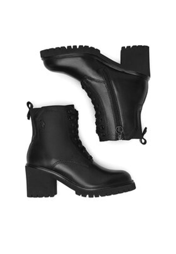 U.S. Polo Assn. Trzewiki MILVA001W/DLE1 Czarny. Kolor: czarny. Materiał: skóra