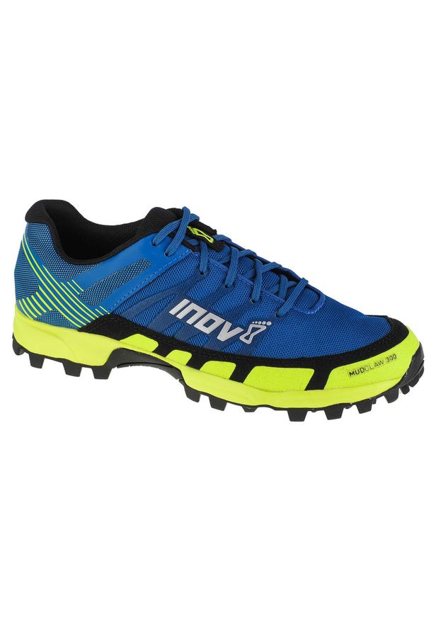 Inov-8 - Buty do biegania damskie, Mudclaw 300. Kolor: niebieski. Materiał: guma, materiał, tkanina, syntetyk
