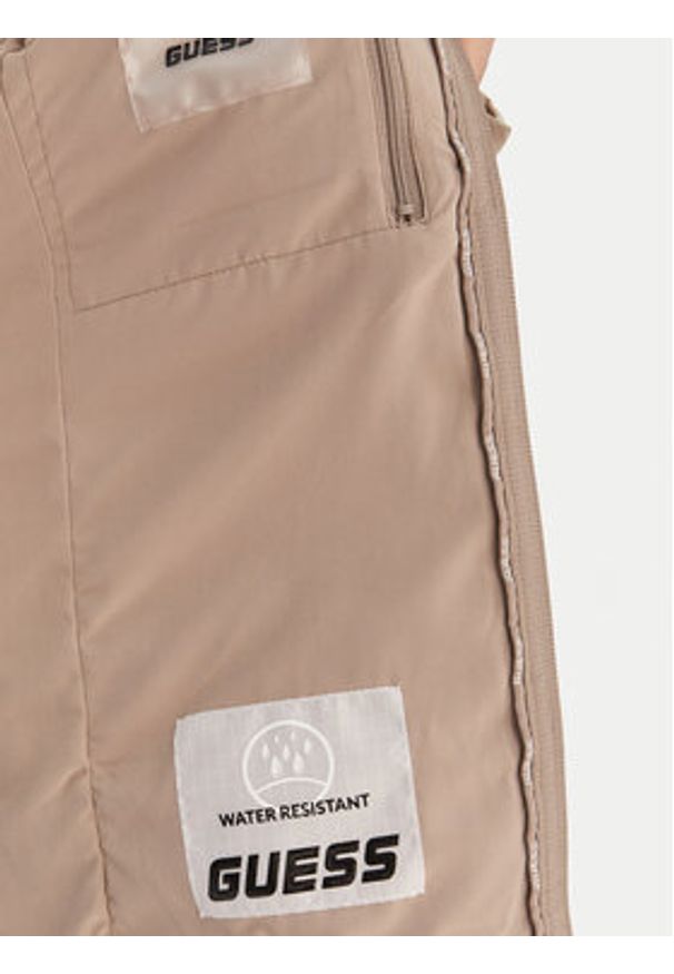 Guess Kurtka przejściowa V4YL04 WF3X0 Beżowy Regular Fit. Kolor: beżowy. Materiał: syntetyk