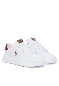 Polo Ralph Lauren Sneakersy RL03844102 Biały. Kolor: biały. Materiał: skóra #4