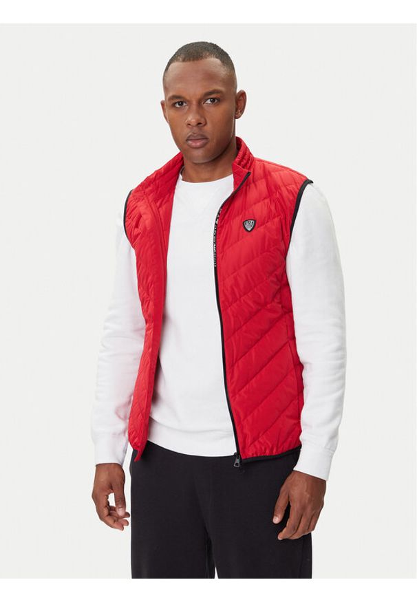 EA7 Emporio Armani Kamizelka 8NPQ03 PNE1Z 1450 Czerwony Regular Fit. Kolor: czerwony. Materiał: syntetyk