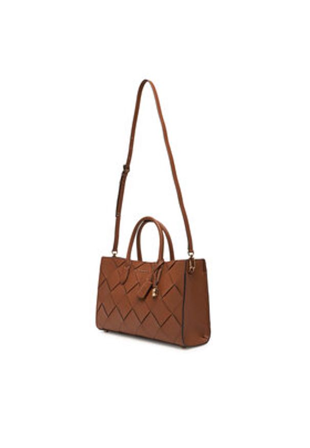 MICHAEL Michael Kors Torebka 30S5GETS2L Brązowy. Kolor: brązowy. Materiał: skórzane