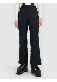 4f - 4F Spodnie narciarskie membrana 10000 damskie - czarne XXL. Stan: podwyższony. Kolor: czarny. Materiał: materiał. Wzór: gładki. Sezon: zima. Sport: narciarstwo #2