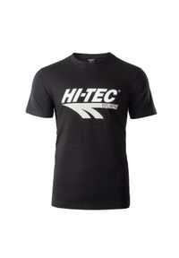 Hi-tec - Koszulka męska Hi-Tec Retro - czarna, Rozmiar L. Kolor: czarny. Materiał: bawełna #1