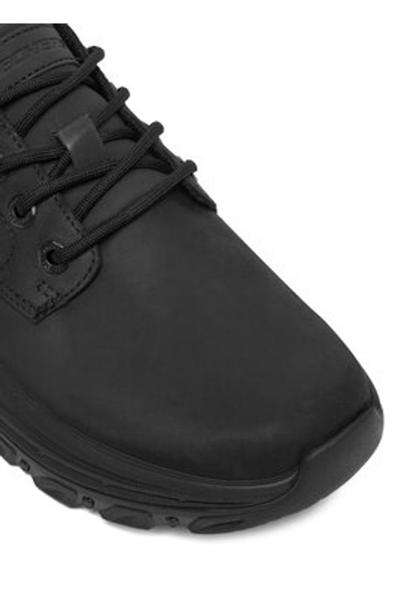 skechers - Skechers Trekkingi Knowlson 204920 BBK Czarny. Kolor: czarny. Materiał: skóra. Sport: turystyka piesza