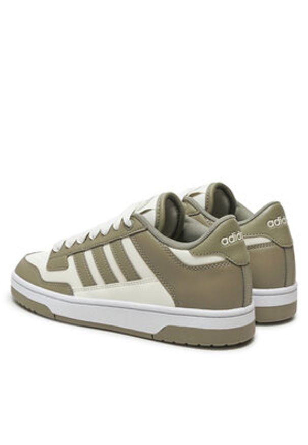 Adidas - adidas Sneakersy Rapid Court Low JR0165 Zielony. Kolor: zielony. Materiał: skóra